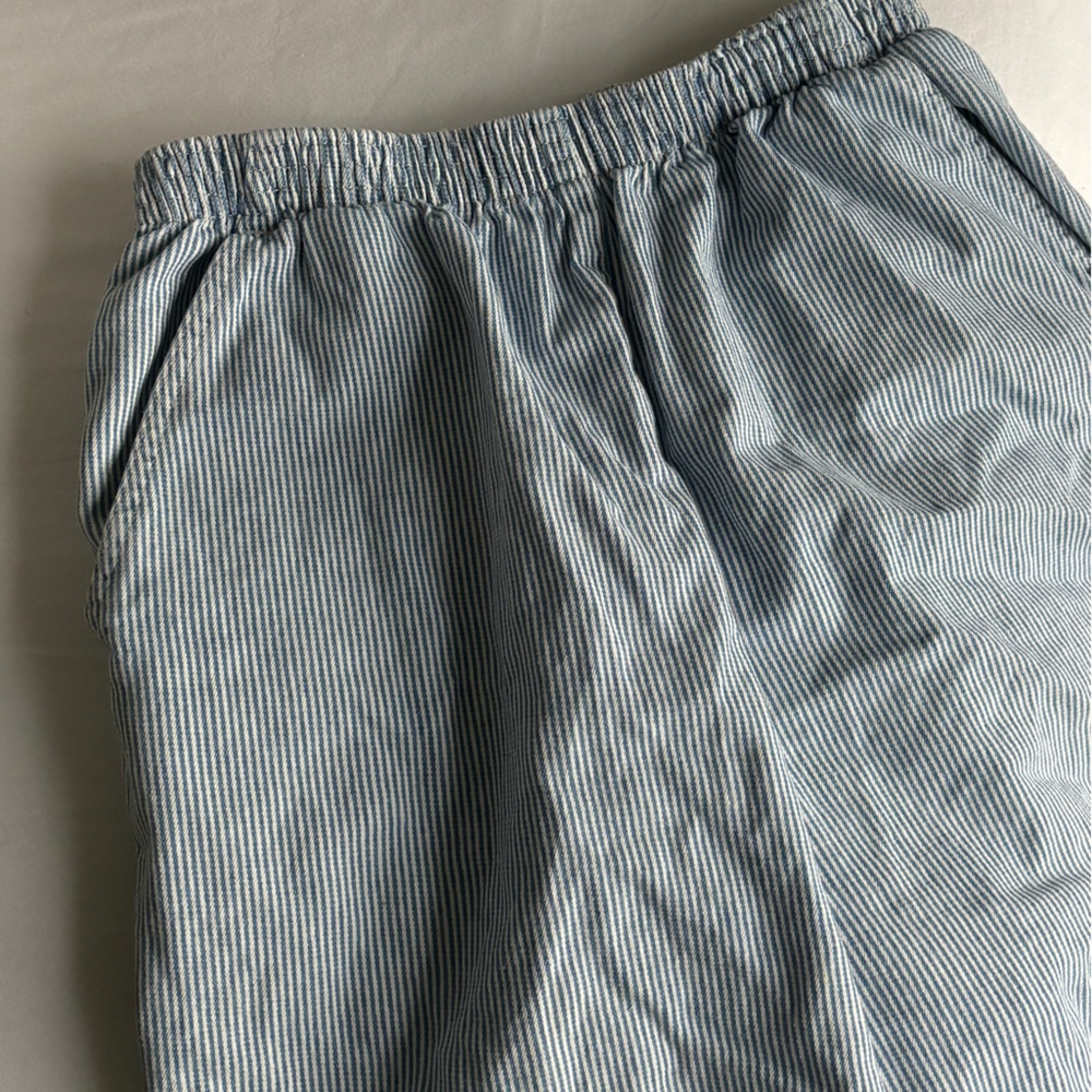 Striped Blue and White shorts